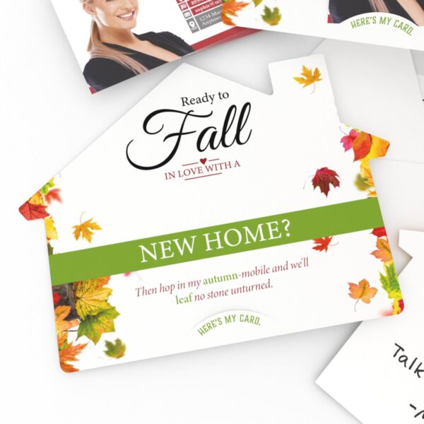 KW House-Shaped Cards (50) “Fall in Love"