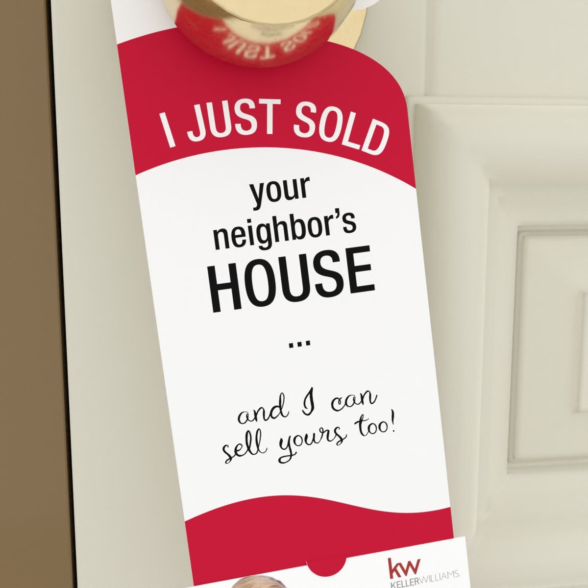 KW Door Hanger "I just sold your neighbor's house!" (pack of 50)