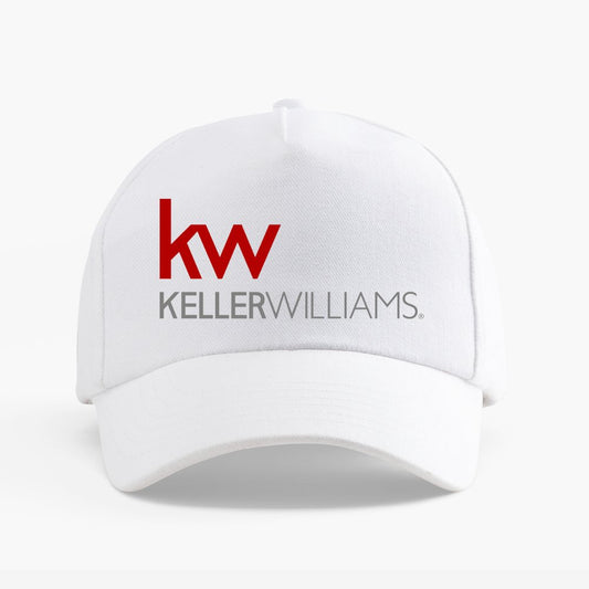 Keller Williams White Baseball Cap (KW Official Logo)