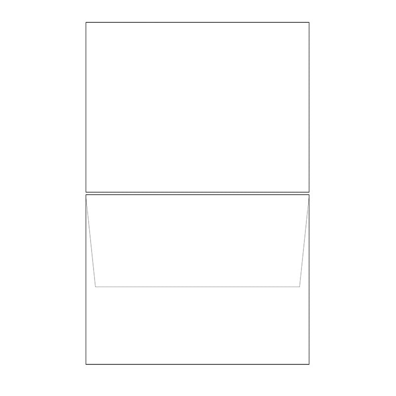 blank white a2 notecard envelopes