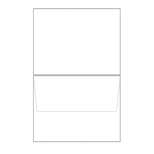 blank white a2 notecard envelopes