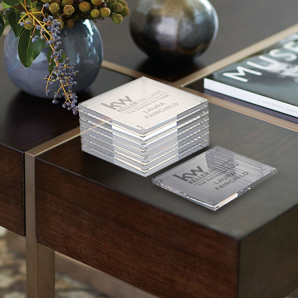 Custom KW Acrylic Coaster Sets