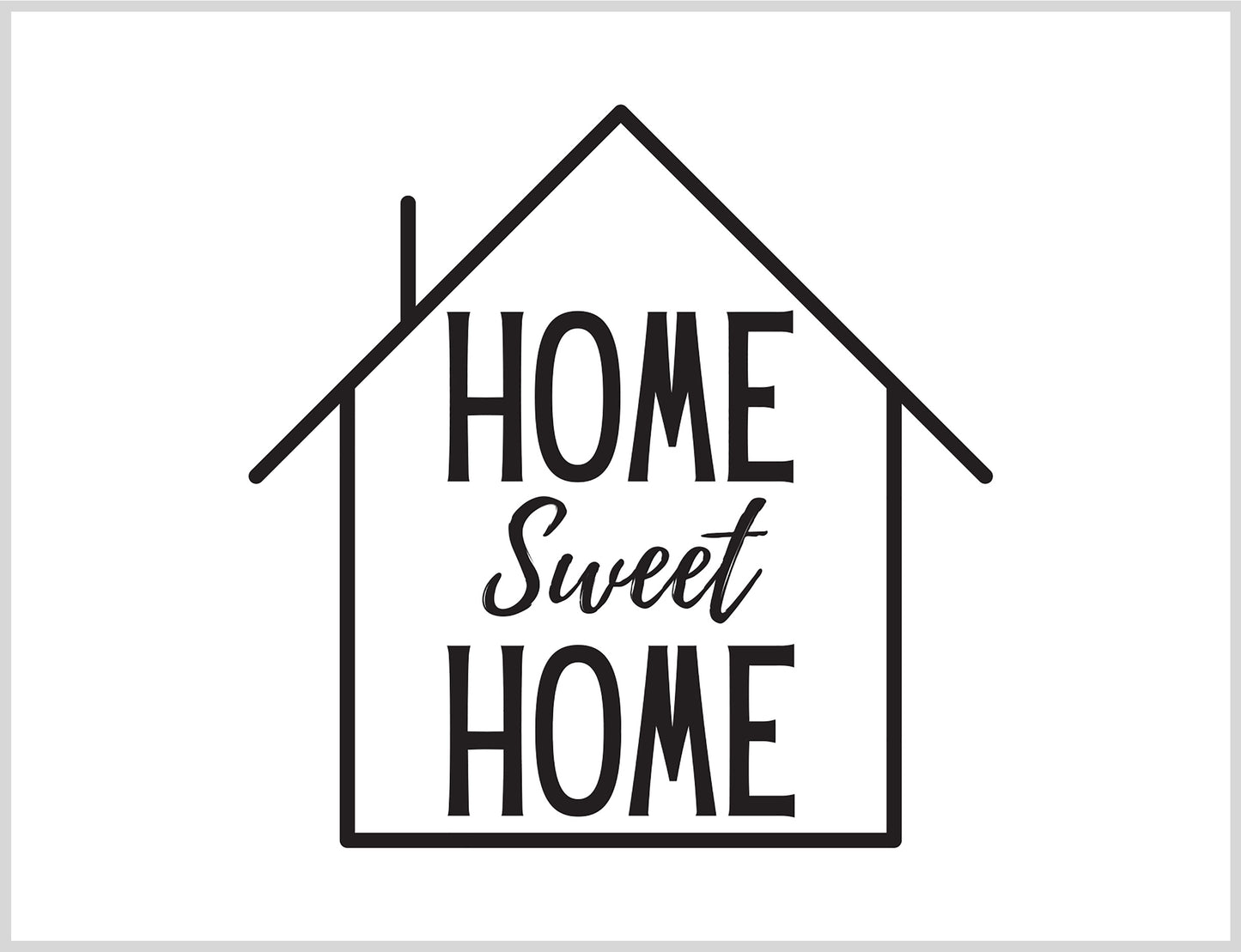 Home Sweet Home Greeting Card (pack of 50)