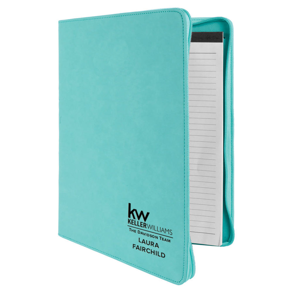 Custom KW Zippered Padfolio