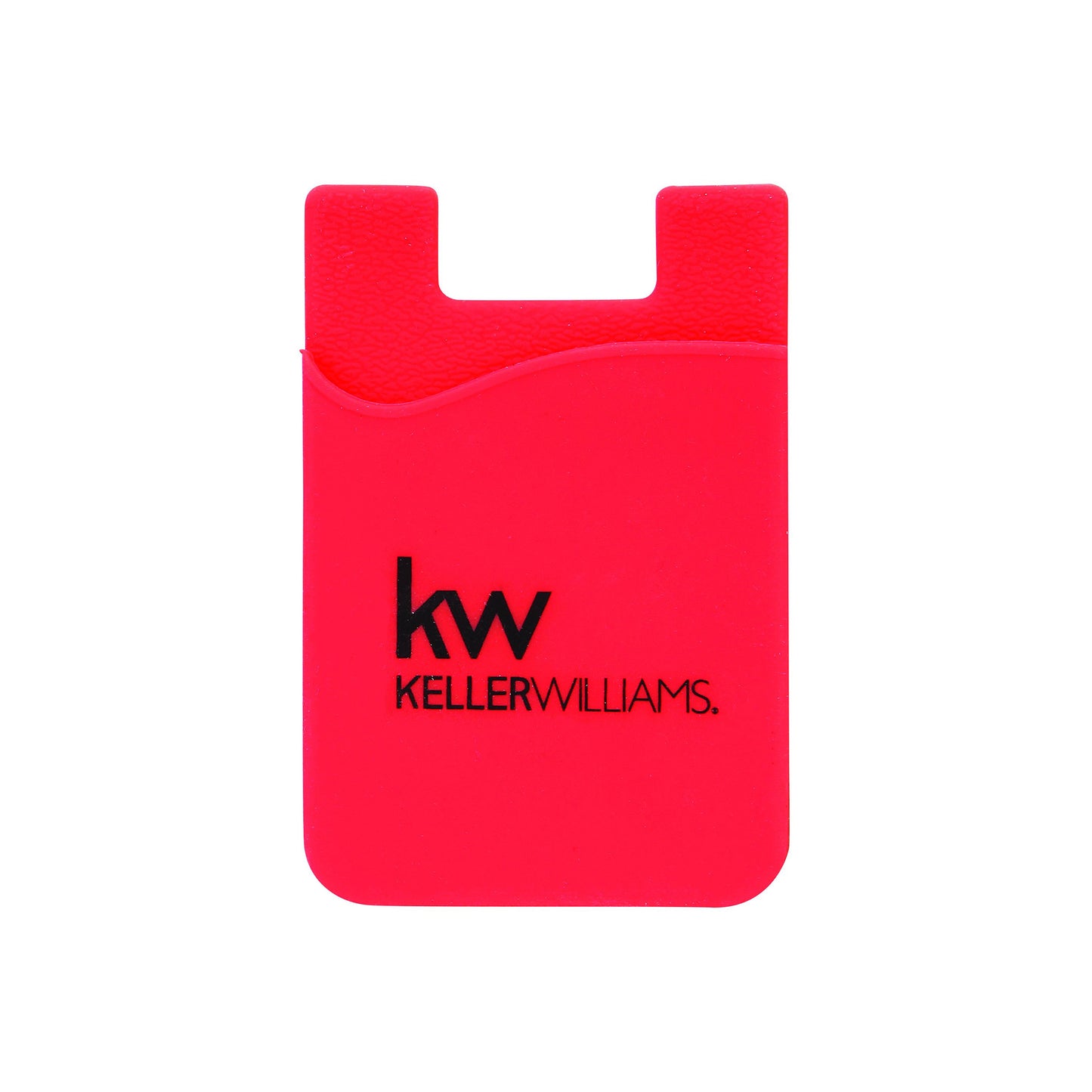 red card pocket or wallet with black Keller Williams logo