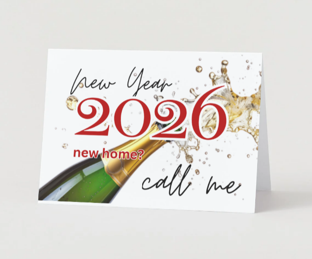 KW Greeting Cards - New Year, New Home? Call Me 2026 (pack of 50)