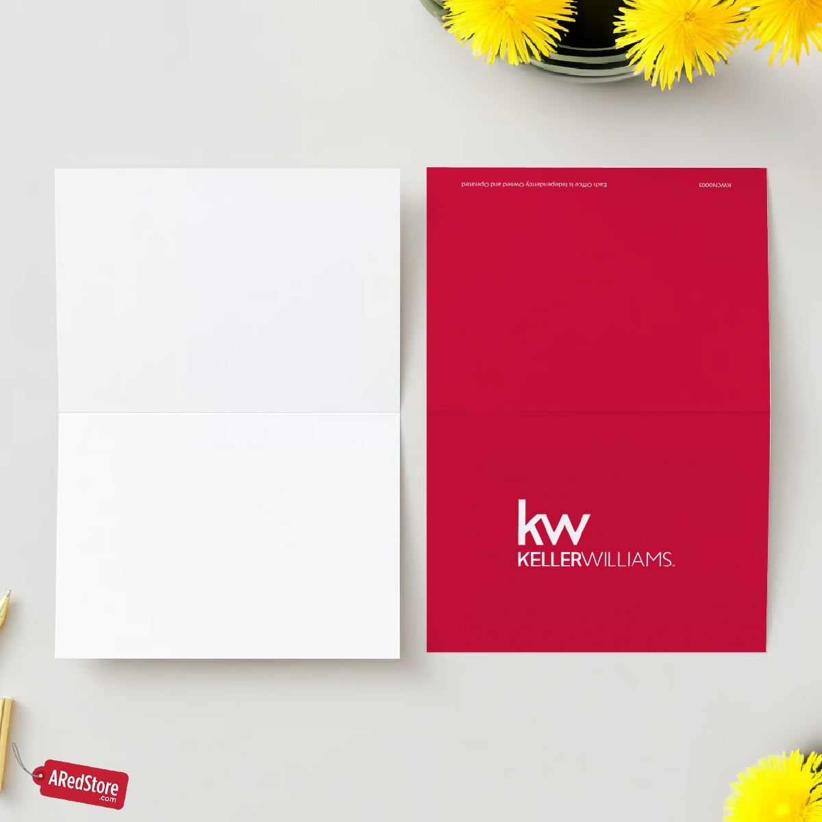 Red Keller Williams Greeting cards (50)