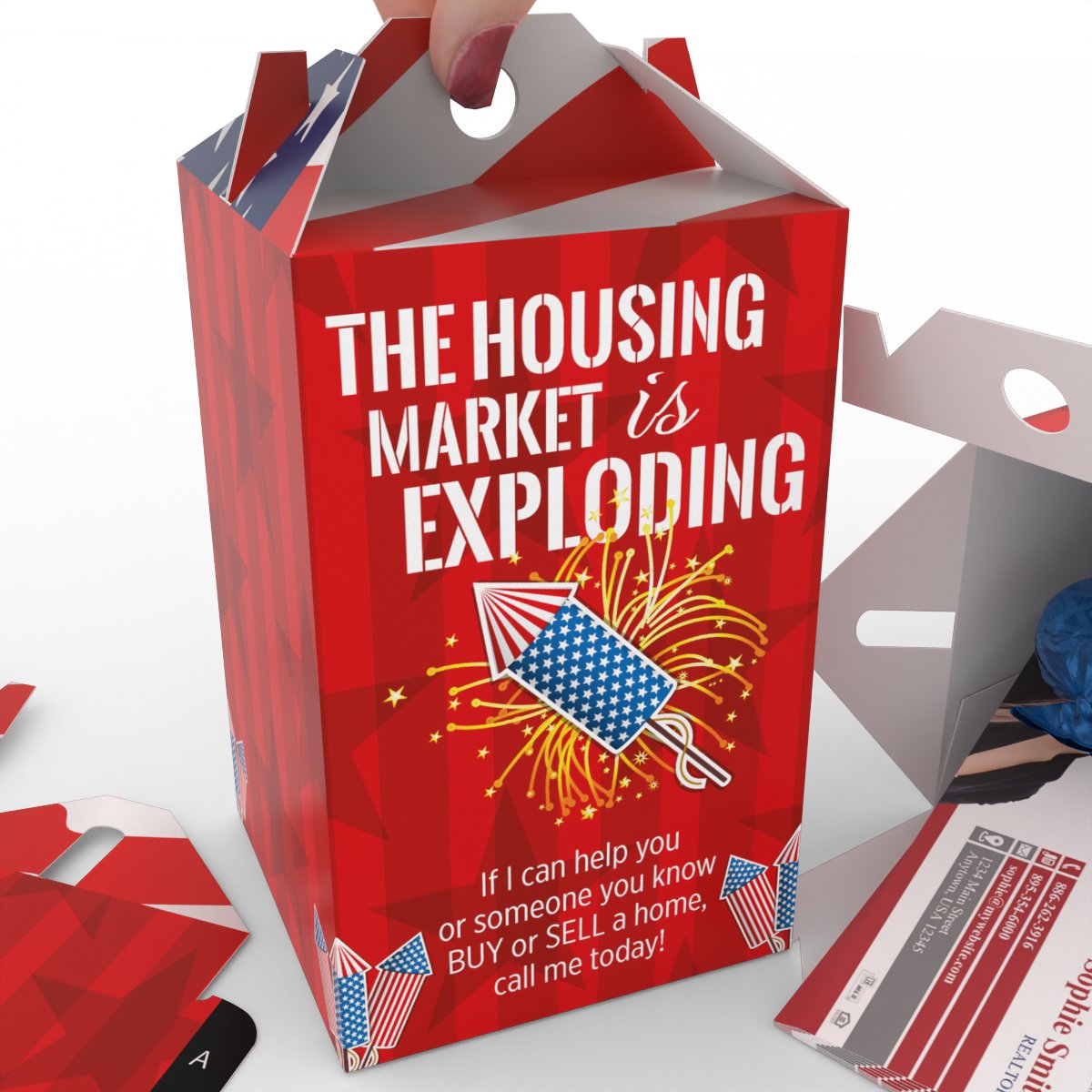 PopBy Treat Boxes “Exploding Market” (pack of 24)