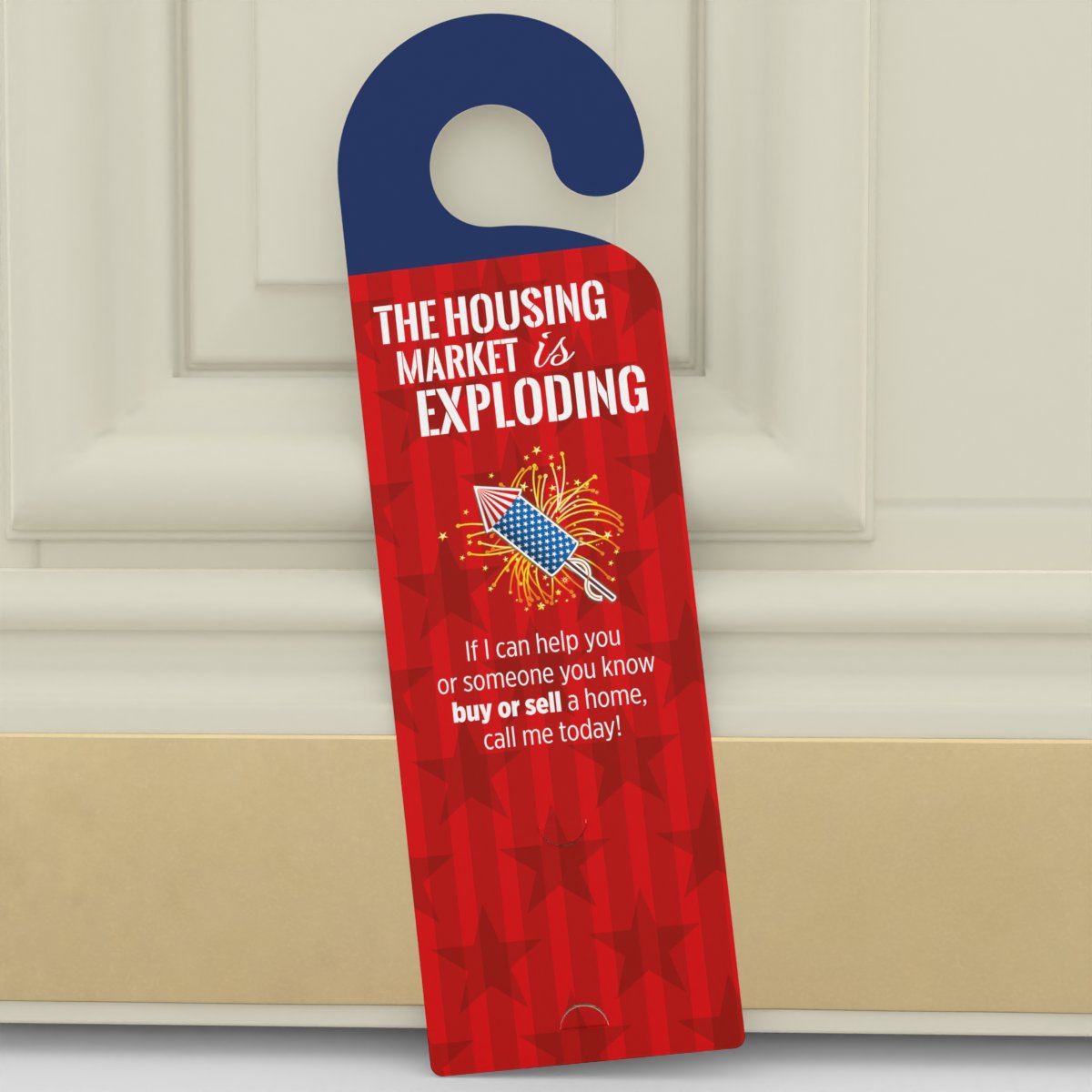 KW Door Hanger "Market Exploding" (packs of 50, 200, or 1000)