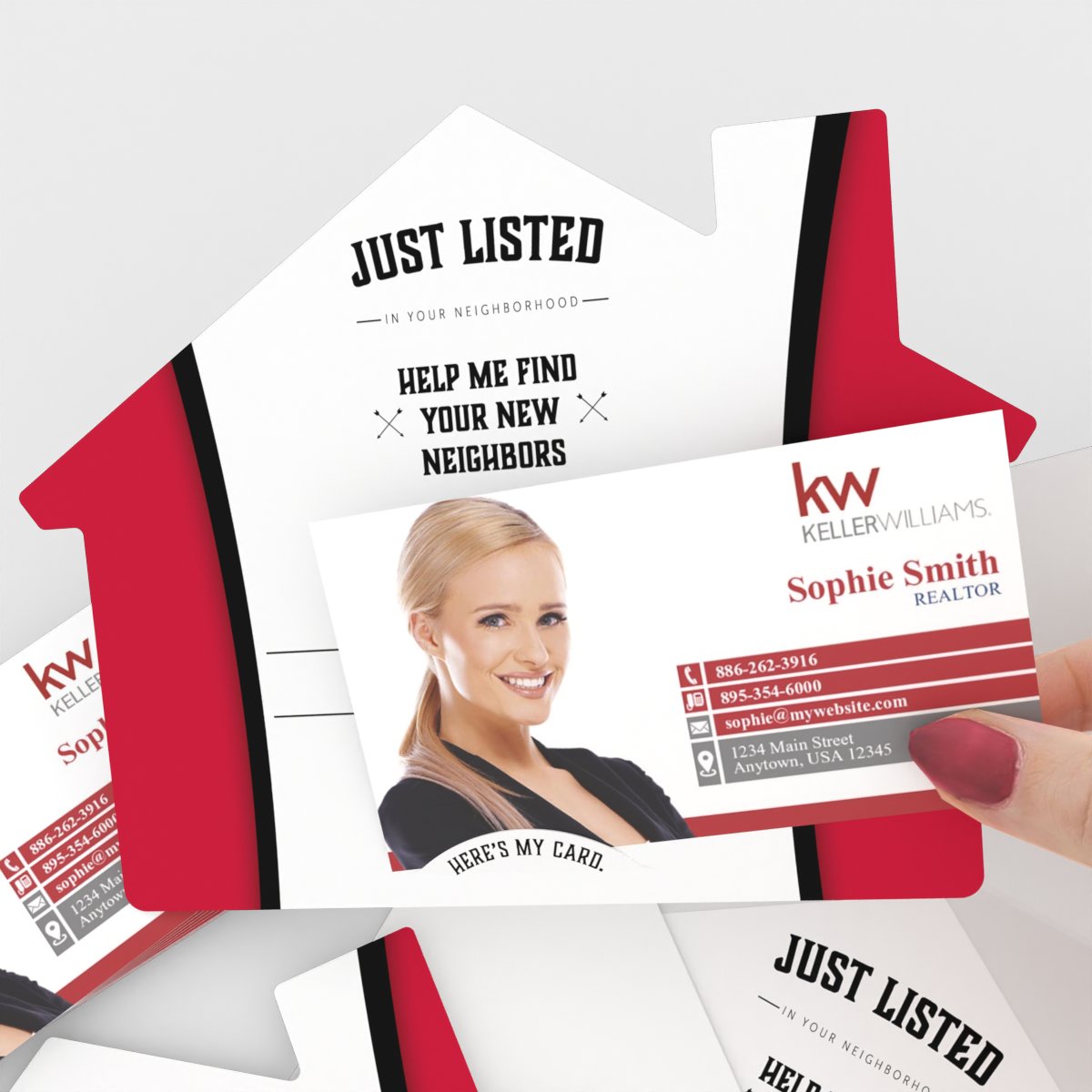 KW House-Shaped Cards (50) Just Listed