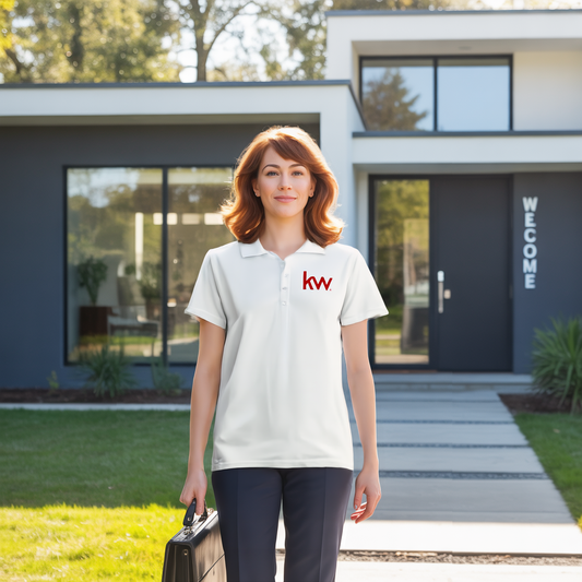 Women's Core 365 Polo with Red KW Logo