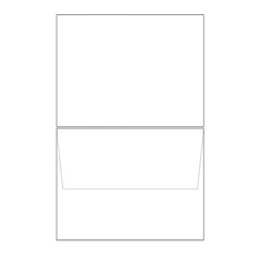 blank white a2 notecard envelopes 