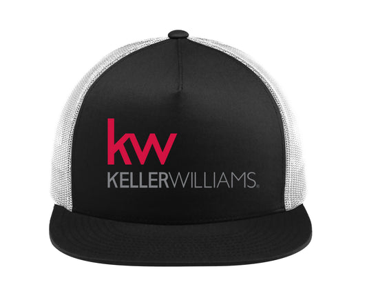KW Black and White Trucker Cap