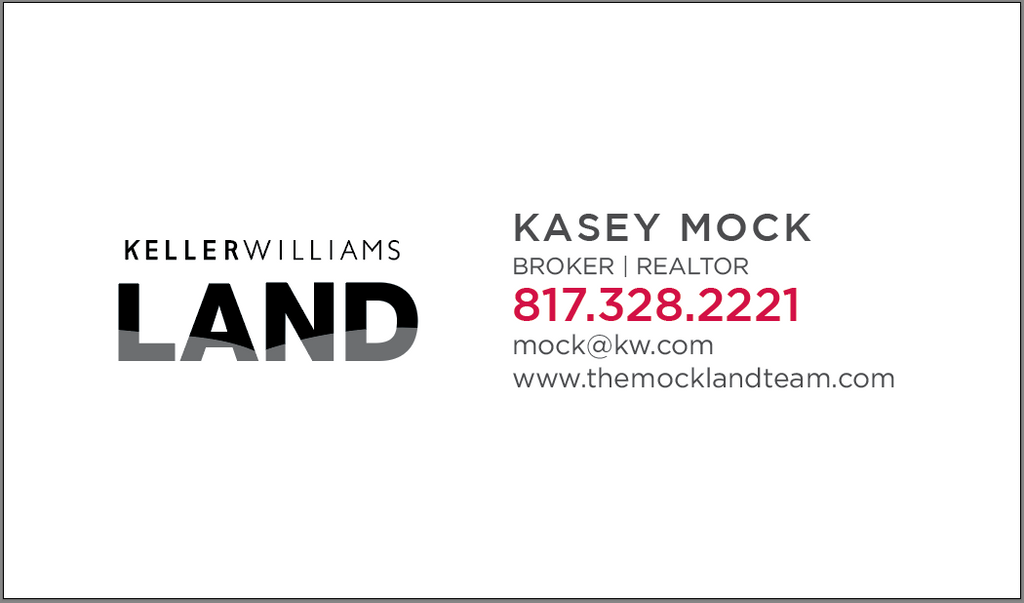 KW LAND Business Card